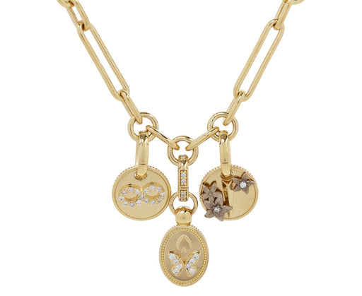 Small Mixed Clip Chain with Infinity, Reverie and Resilience Mini Charms
