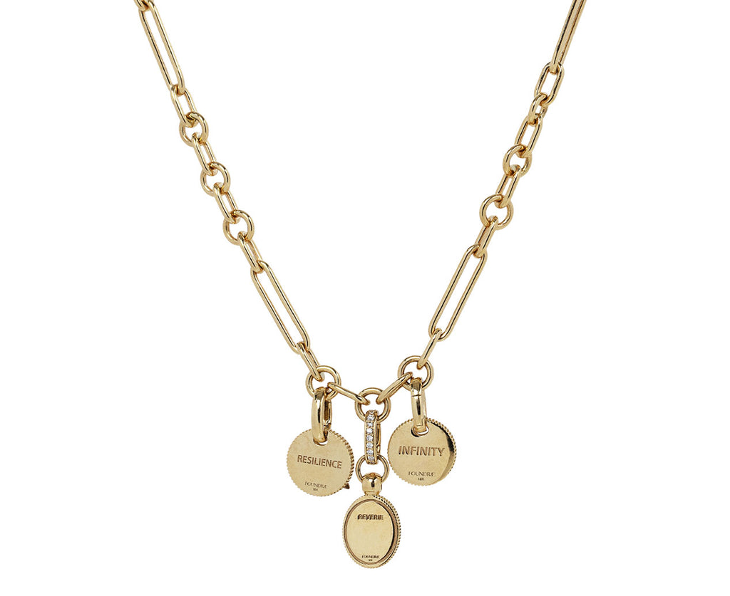 Small Mixed Clip Chain with Infinity, Reverie and Resilience Mini Charms