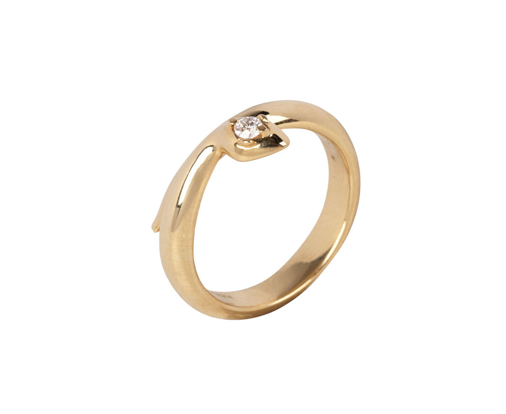 Foundrae Bold Snake Bookend Band Top Side