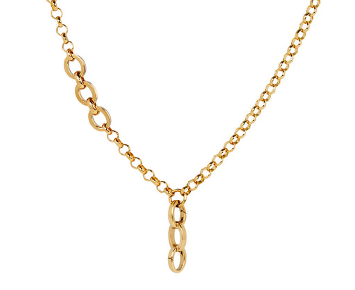 Foundrae Jewelry Medium Belcher Flexible Extension Chain Necklace