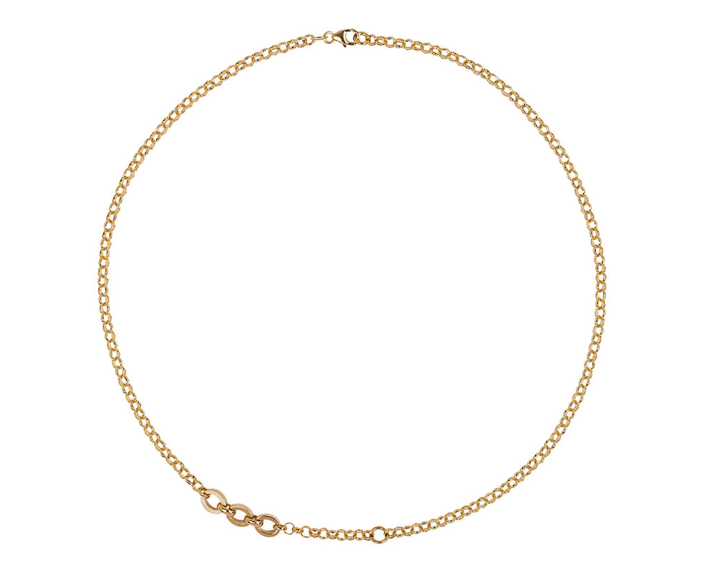 Foundrae Jewelry Medium Belcher Flexible Extension Chain Necklace Full
