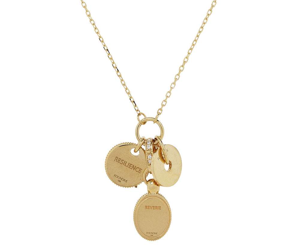Foundrae Resilience and Reverie Charm Necklace Back