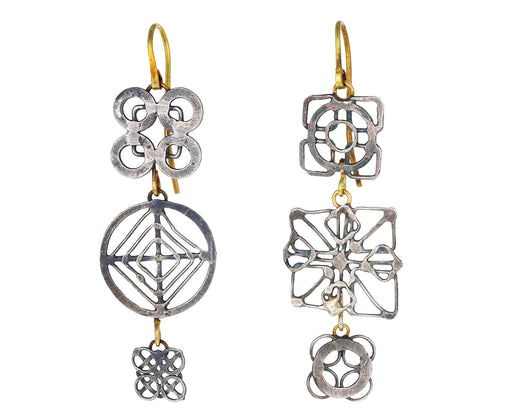 Silver Three Wheel Earrings - TWISTonline 