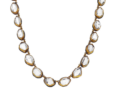 Herkimer Diamond Chain Necklace