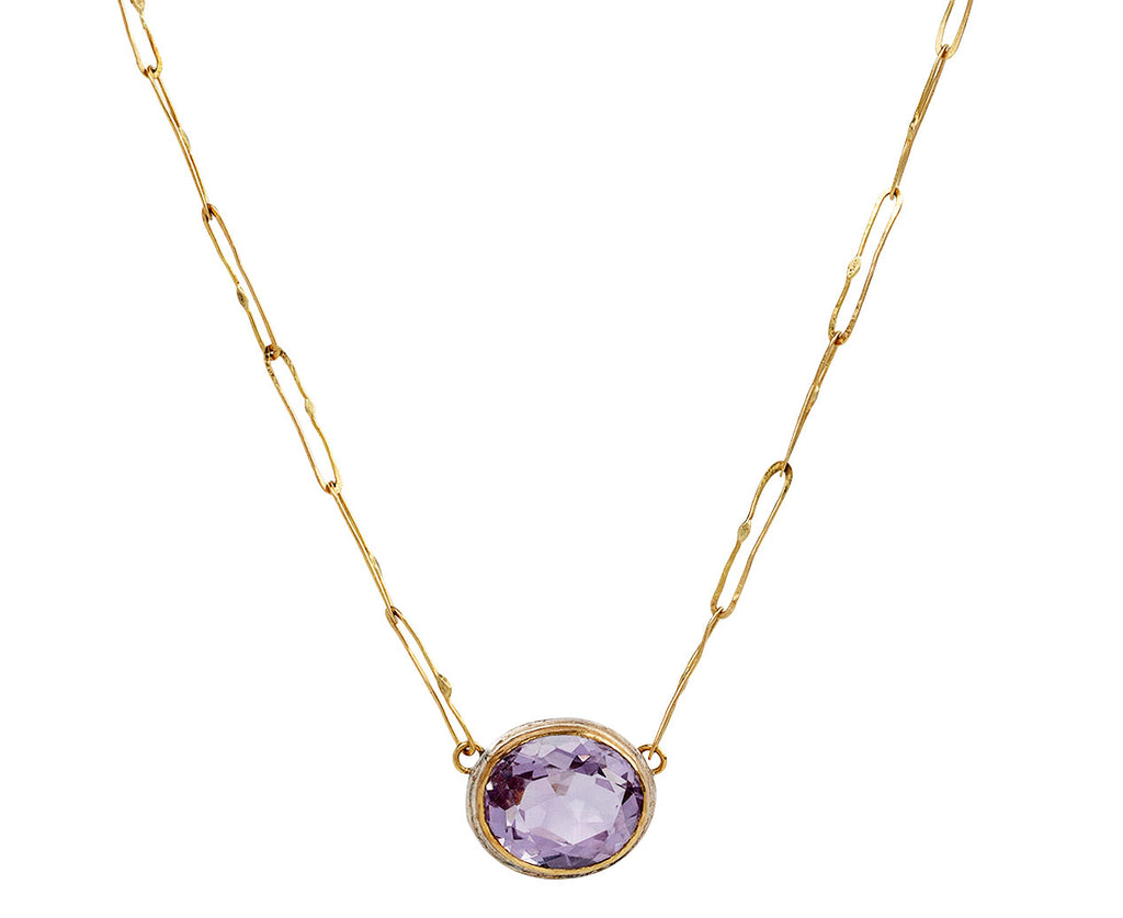 Judy Geib Rose de France Amethyst Echo Necklace\