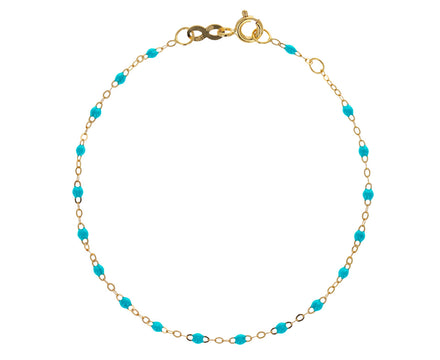 Turquoise Resin Beaded Bracelet