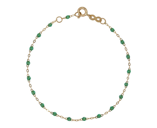 Mint Green Resin Beaded Bracelet