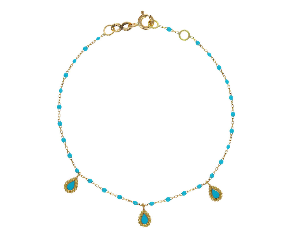 Turquoise Green Resin Lucky Cashmere Bracelet