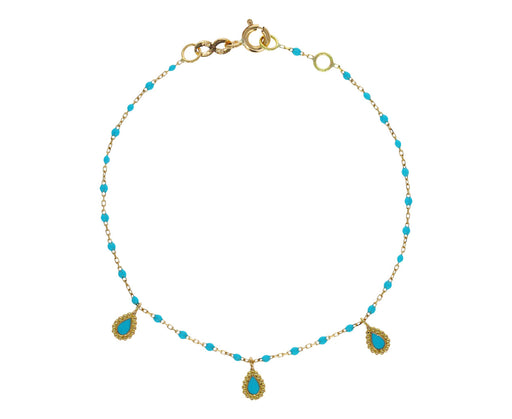 Turquoise Green Resin Lucky Cashmere Bracelet