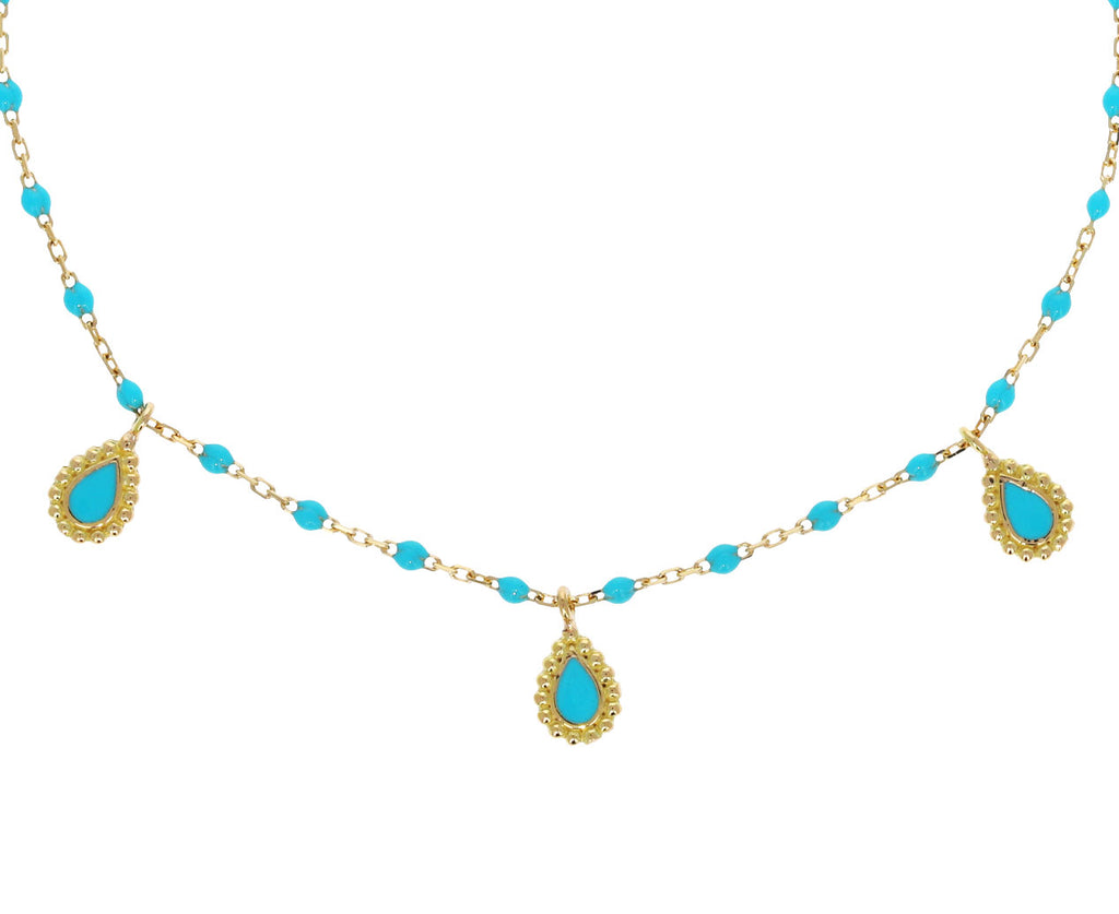 Turquoise Green Resin Lucky Cashmere Bracelet
