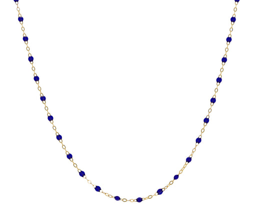 Lapis Resin Beaded Necklace