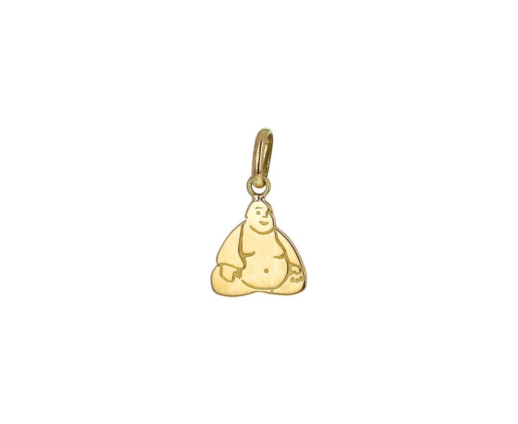 Small Gold Buddha Charm Pendant ONLY