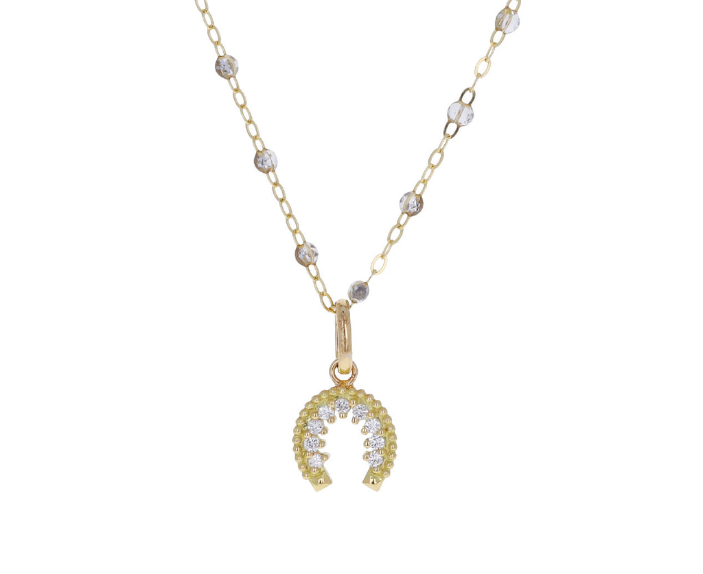Diamond Horseshoe Charm ONLY