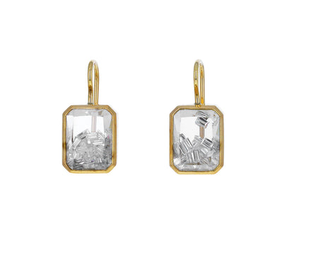 Sapphire Diamond Kaleidoscope Shaker Earrings
