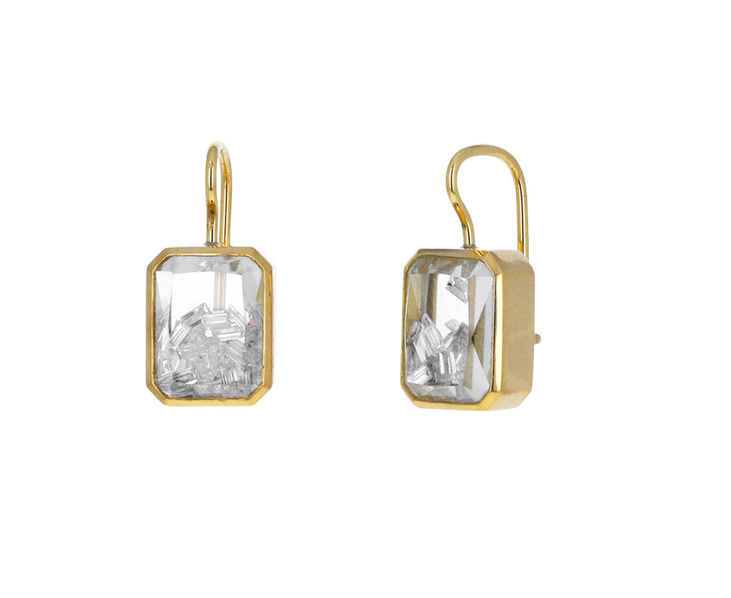 Sapphire Diamond Kaleidoscope Shaker Earrings