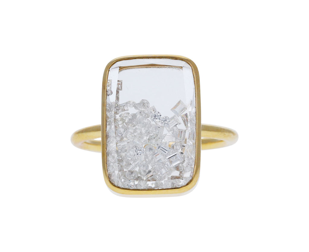 Kaleidoscope Diamond Shaker Ring