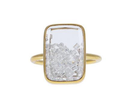 Kaleidoscope Diamond Shaker Ring