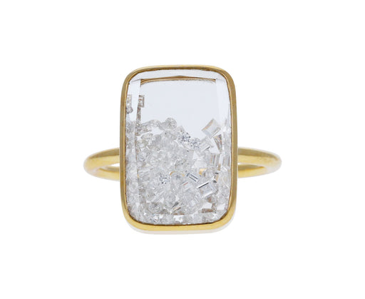 Kaleidoscope Diamond Shaker Ring