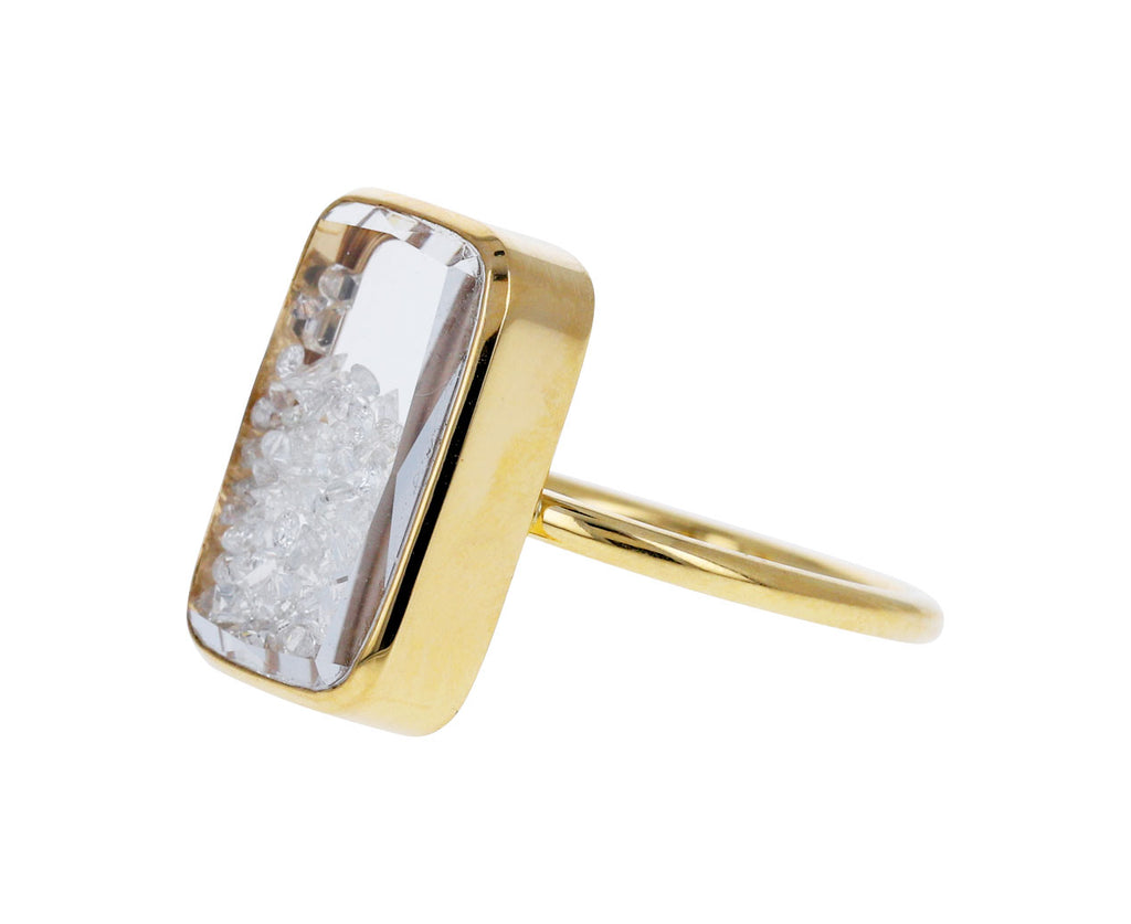 Kaleidoscope Diamond Shaker Ring