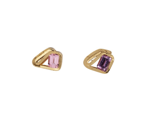 Fraser Hamilton Pink Sapphire Stud Earrings
