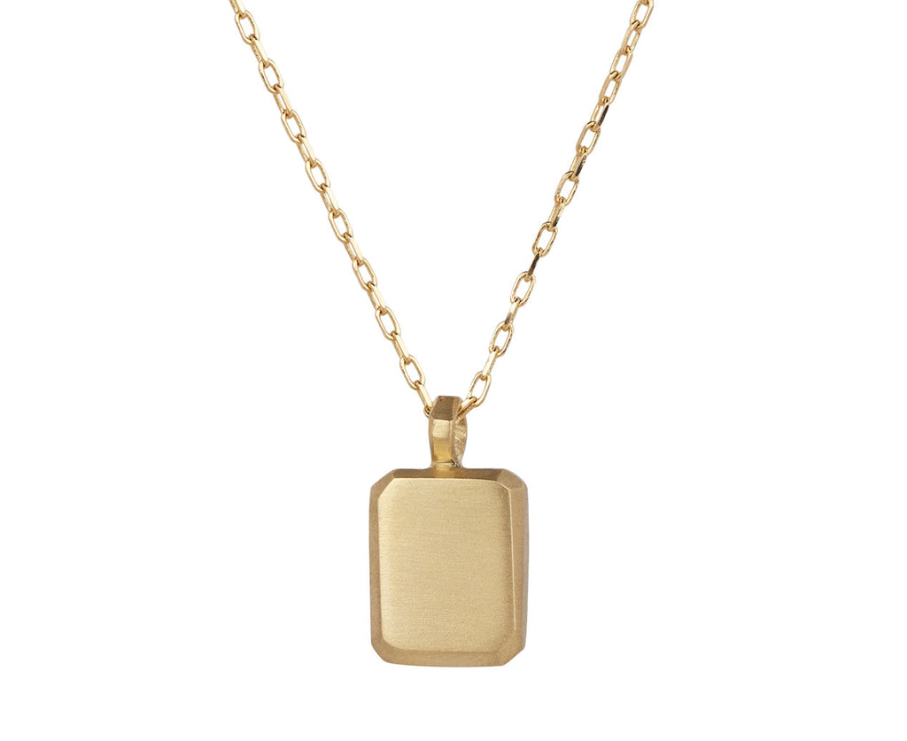 Fraser Hamilton Blue Sapphire Monolith Pendant Necklace Back