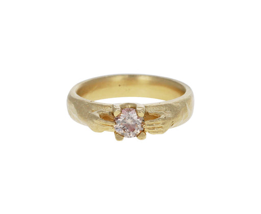 Diamond Two Hands Harvest Ring