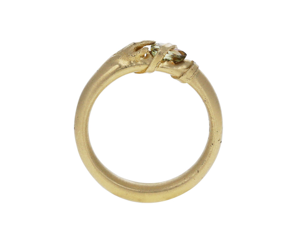 Teardrop Sapphire Oro Ring