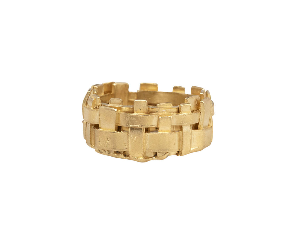 Fraser Hamilton Gold Woven Ring Side