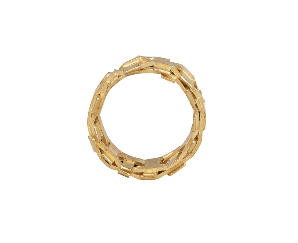 Fraser Hamilton Gold Woven Ring Top