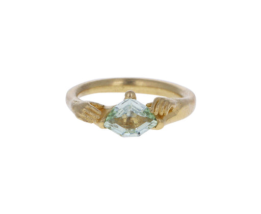 Light Blue Sapphire Silt Ring