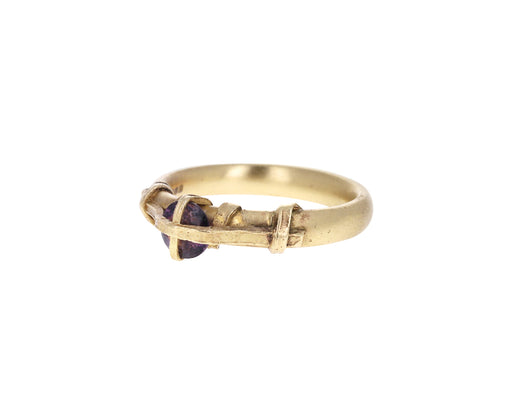 Natural Sapphire Strapped Ring