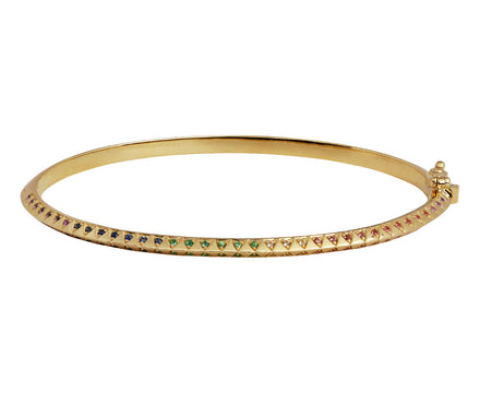 Harwell Godfrey Skinny Rainbow Talisman Bangle Bracelet