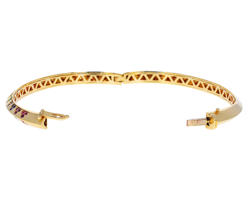 Rainbow Sapphire Talisman Bracelet