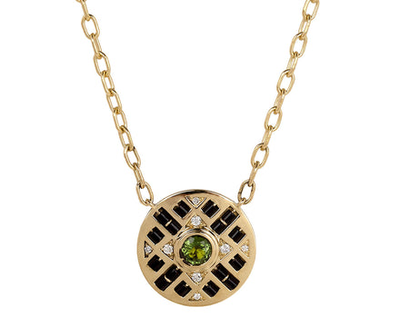 Harwell Godfrey Small Green Tourmaline Other Dimensions Bead Pendant Necklace