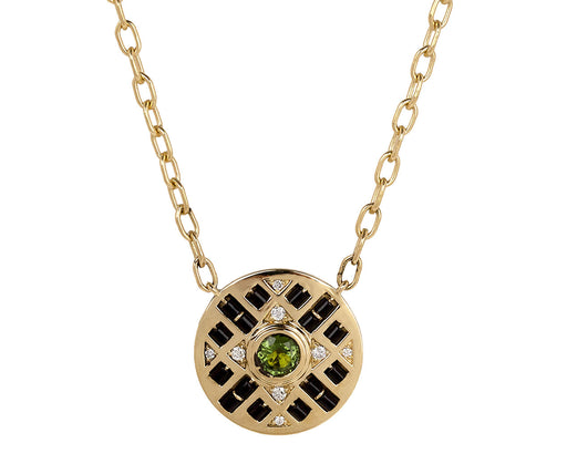 Harwell Godfrey Small Green Tourmaline Other Dimensions Bead Pendant Necklace