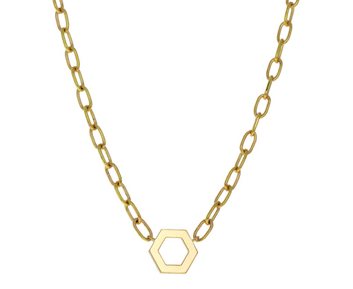 Long Gold Foundation Necklace