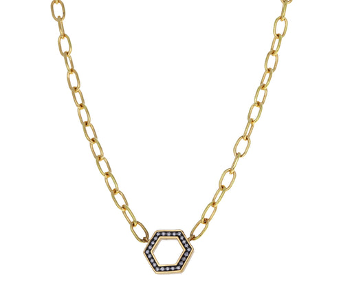 Diamond Small Link Foundation Chain Necklace