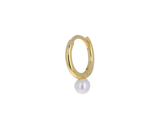 Akoya Pearl Hoop SINGLE Earring
