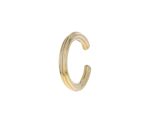 Round Gold Dune Ear Cuff