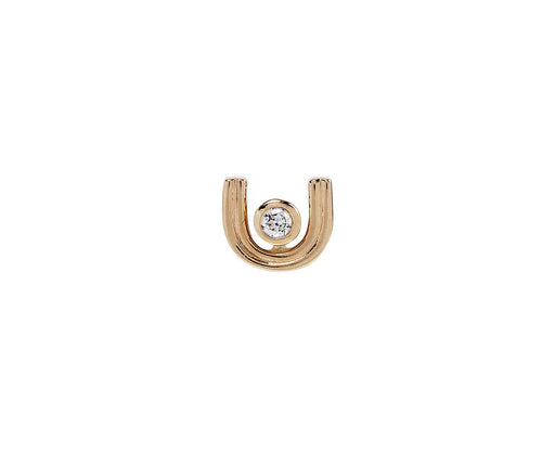 Beluga Diamond SINGLE Stud Earring