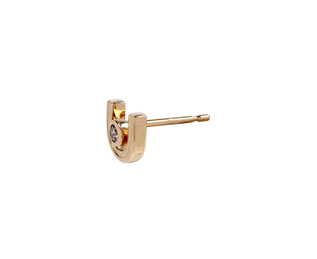 Beluga Diamond SINGLE Stud Earring
