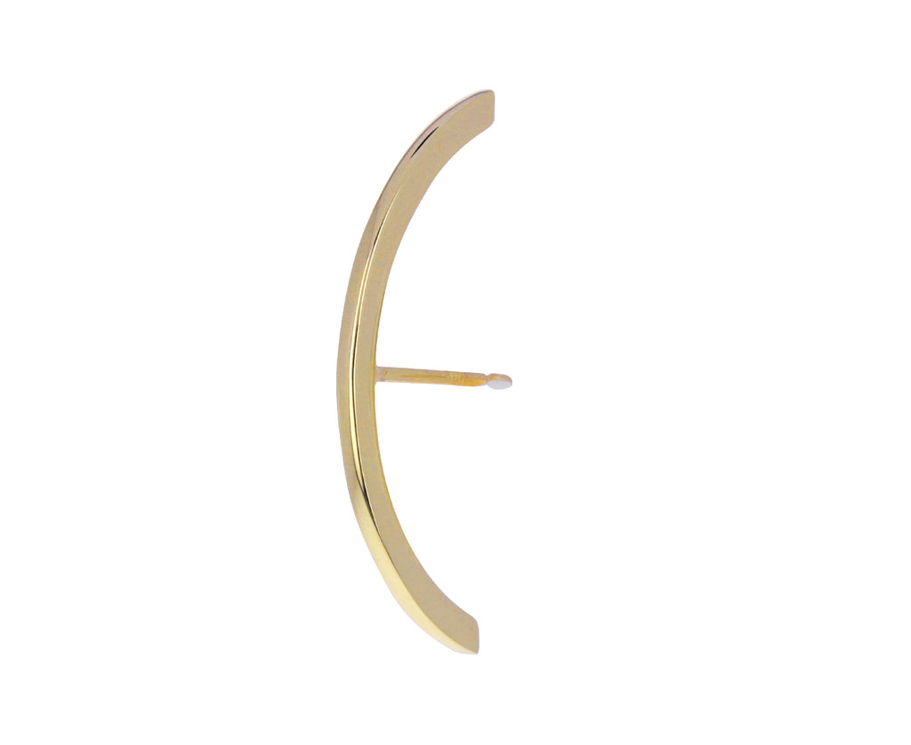 Gold Bow SINGLE Earring