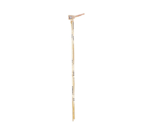 Diamond Eye-Liner Dangle SINGLE Earring