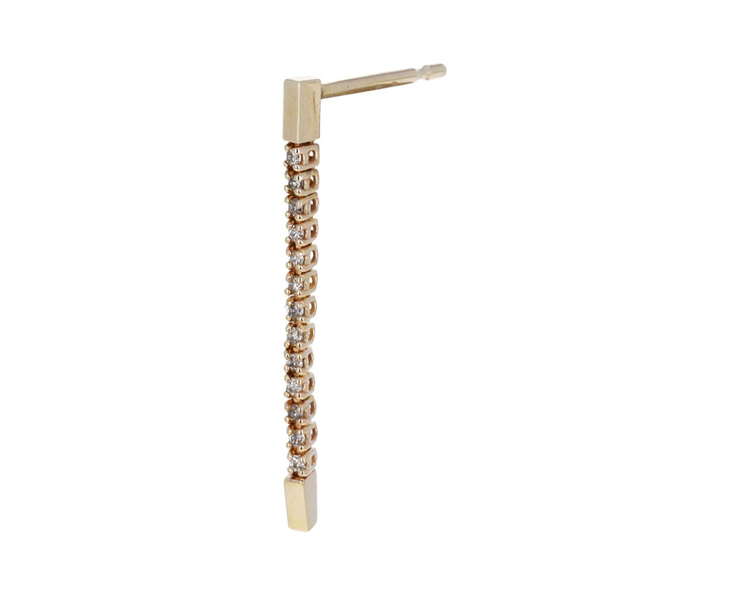 Gossamer Diamond Thread SINGLE Earring
