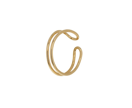 Gold Double Line Cuff