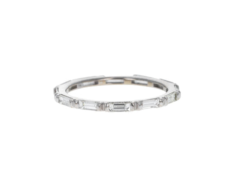 White Gold Solstice Diamond Eternity Band - TWISTonline 