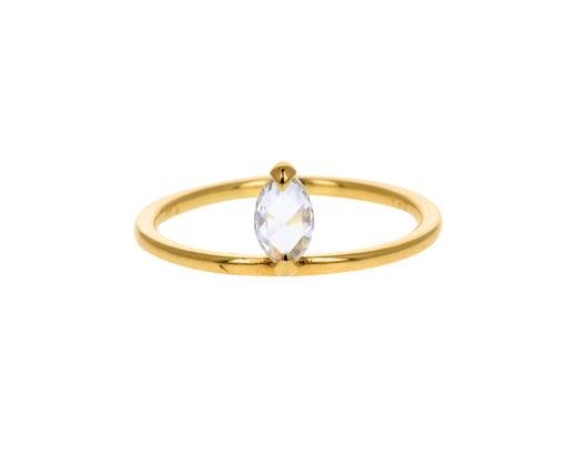 Rose Cut Marquise Diamond Pietro Ring