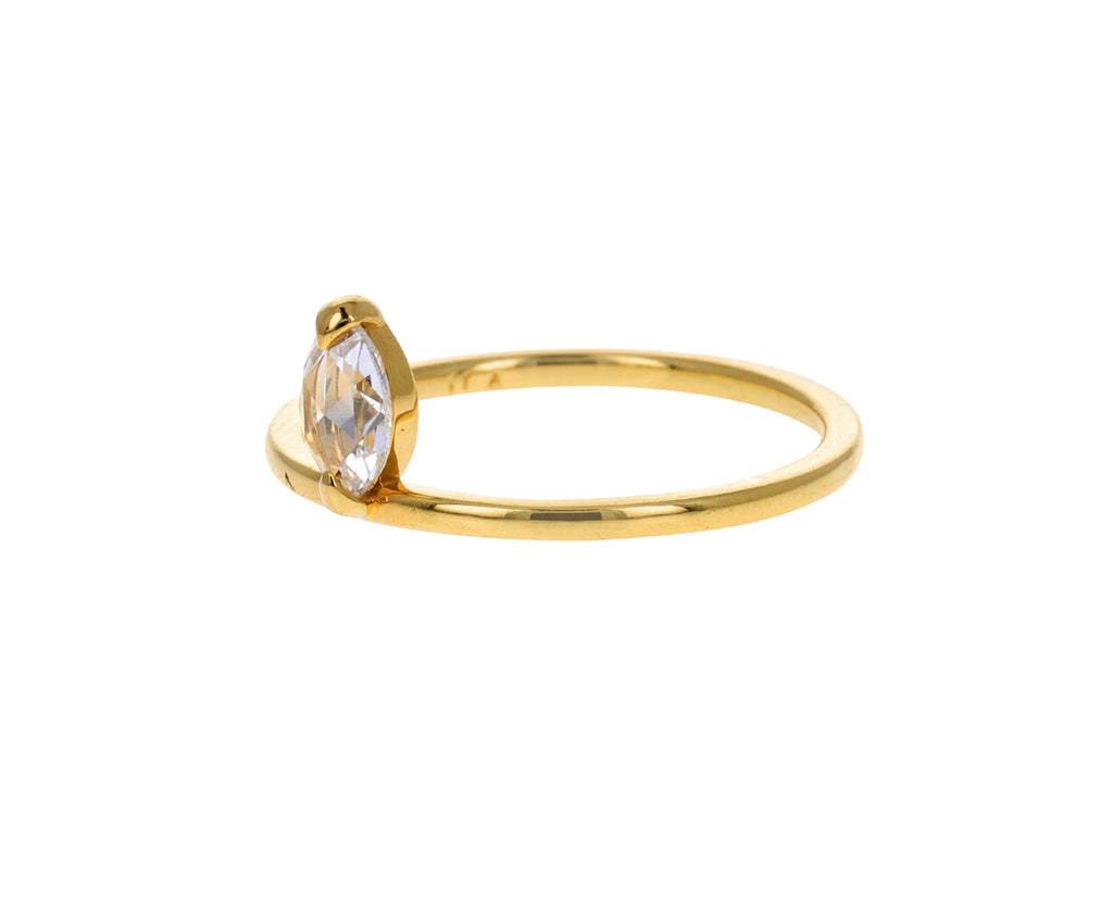 Rose Cut Marquise Diamond Pietro Ring