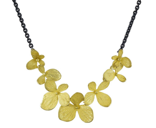 Two-Tone Hydrangea Necklace - TWISTonline 