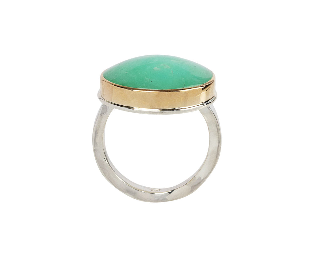 Round Chrysoprase Ring